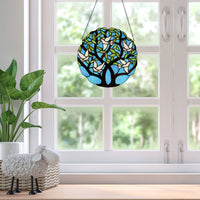 Bethany Doves Stained Glass Window Panel