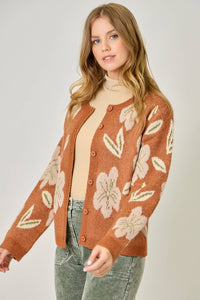 Jane Floral Sweater Cardigan