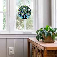 Bethany Doves Stained Glass Window Panel