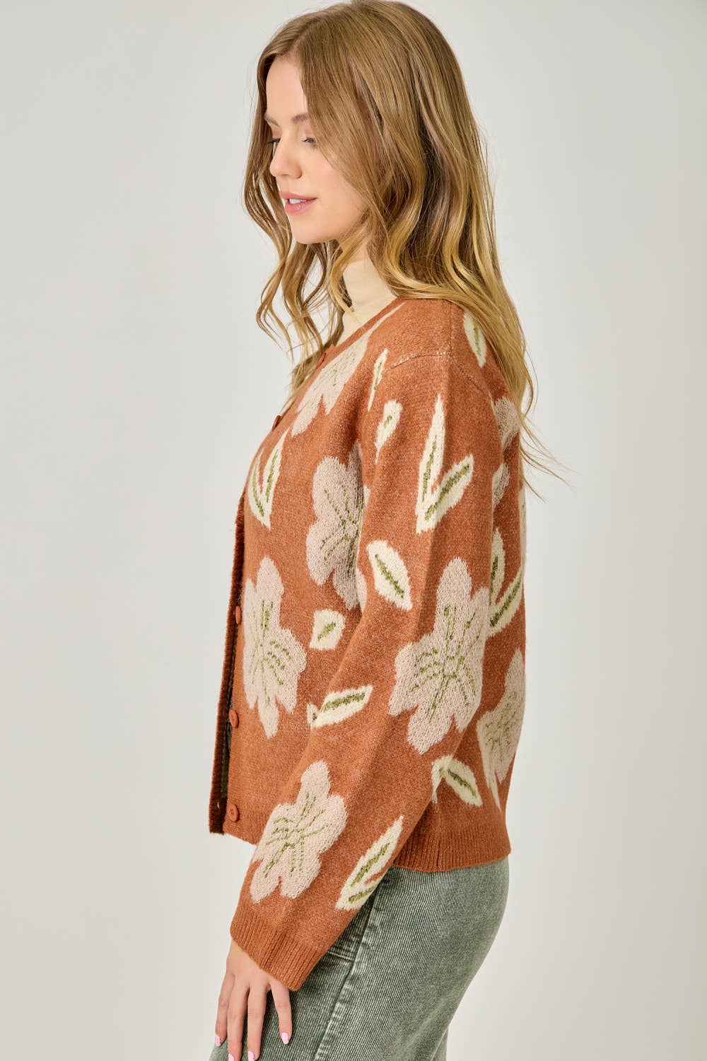 Jane Floral Sweater Cardigan