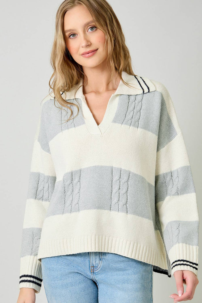 Madison Striped Sweater