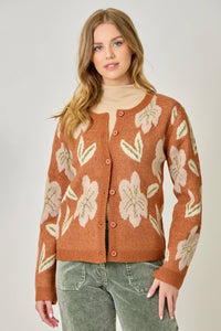 Jane Floral Sweater Cardigan
