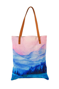 Misty Blue Bookbag