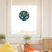 Bethany Doves Stained Glass Window Panel