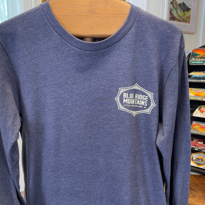 Backcountry Burst Long Sleeve in Heather Navy