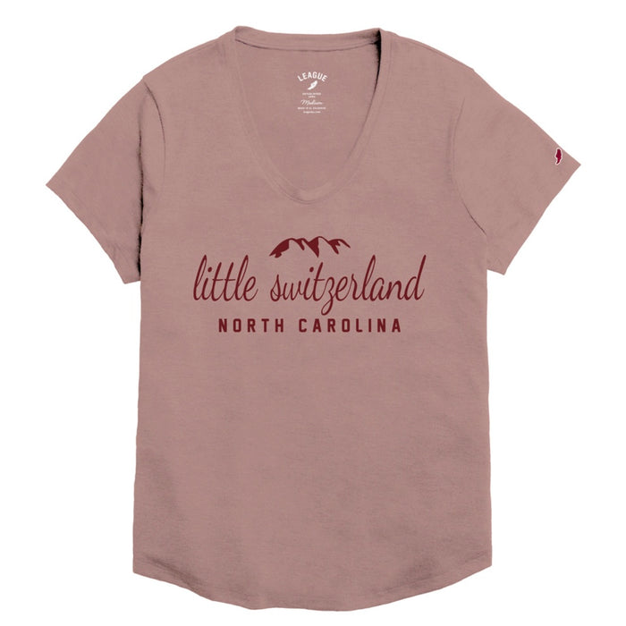Swiss Tri-Flex Round U-Neck in Rose