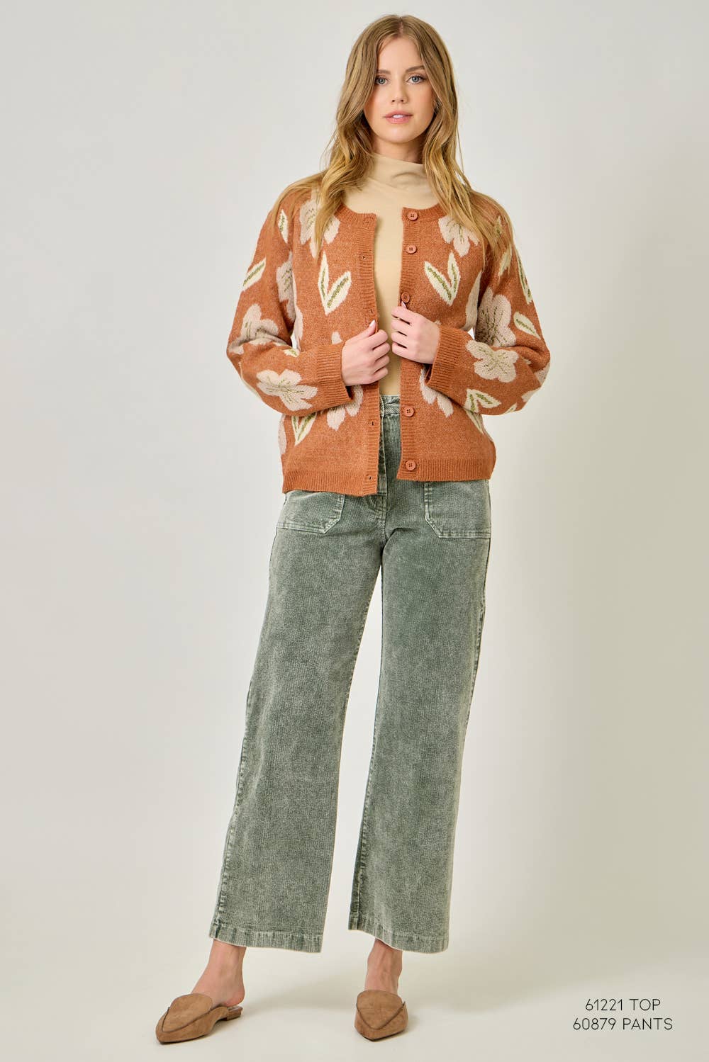 Jane Floral Sweater Cardigan