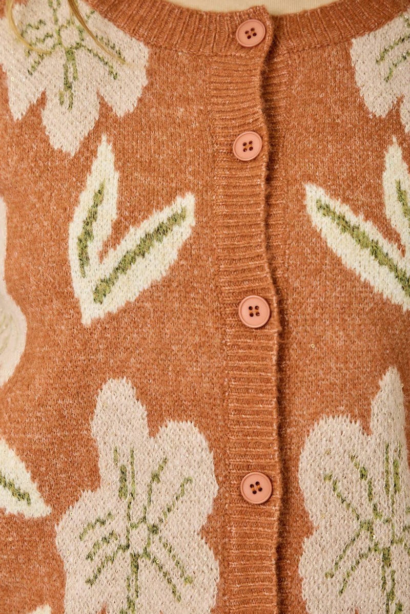 Jane Floral Sweater Cardigan