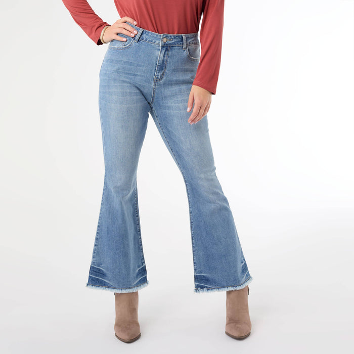 Bambu Soft Flare Ankle w/ Bottom Distressing