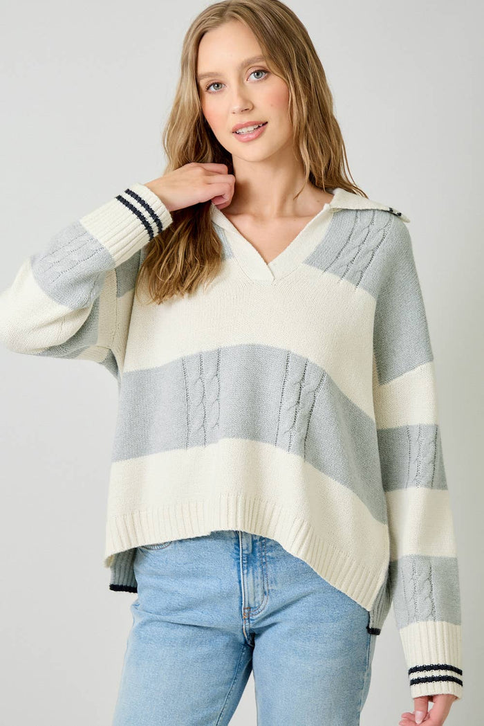Madison Striped Sweater