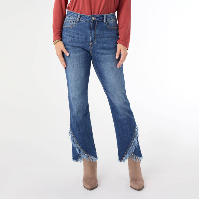 Bambu Soft Straight Ankle with Crossover Fringe