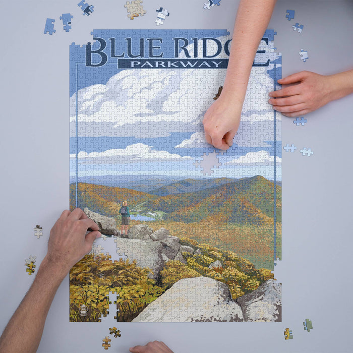1000 Piece Puzzle Blue Ridge Parkway Overlook