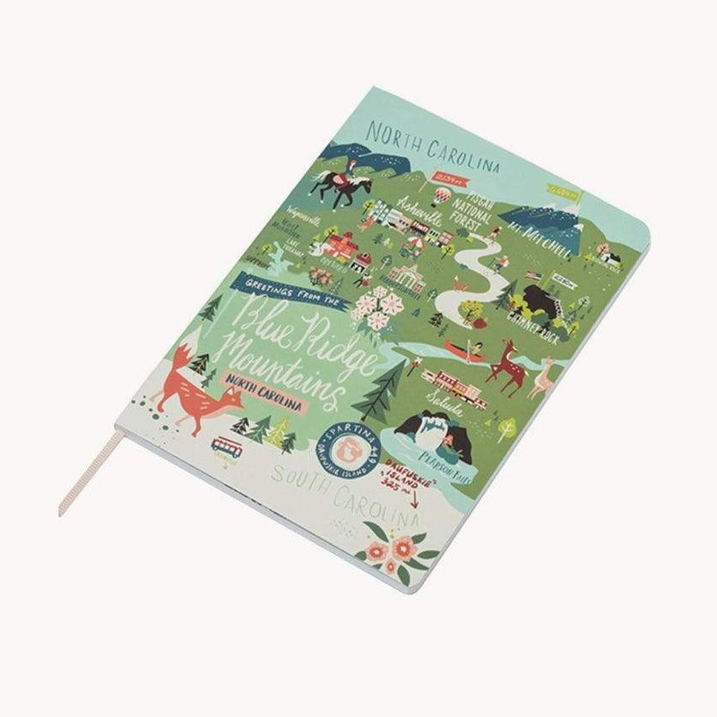 Blue Ridge Mountains Ruled 5x7 Notebook by Spartina 449